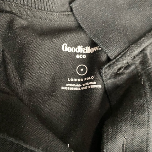 Goodfellow & Co - Loring POLO, black and size medium. - Picture 3 of 4